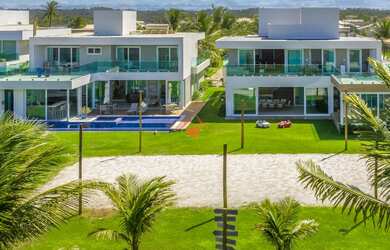 Imagem 8: Mansão dupla de frente para o mar em Guarajuba com 8 quartos