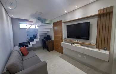 Imagem: O apartamento na cobertura possui 3 Dormitórios, 2 Banheiros