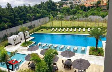 Imagem: O apartamento possui 2 Dormitórios, 1 Banheiro, 1 Vaga na garagem