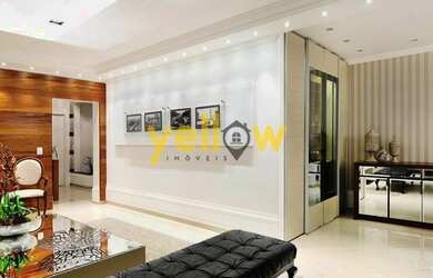 Imagem: A casa em condomínio possui 5 Dormitórios, 5 Banheiros, 4