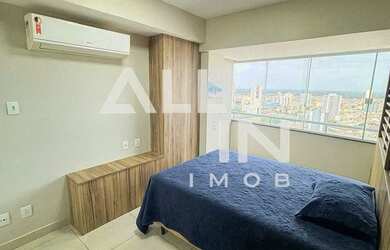 Imagem: O apartamento possui 1 Dormitório, 1 Banheiro, 1 Vaga na garagem