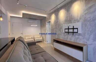 Imagem 4: Alugar alto padrão 1 quarto suíte lazer legend Gonzaga Santos SP