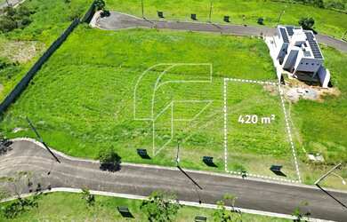 Imagem: O terreno possui 420m² de Área, Imóvel novo e está localizado