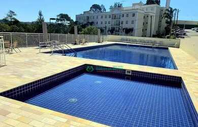 Imagem: O apartamento possui 2 Dormitórios, 1 Banheiro, 1 Vaga na garagem