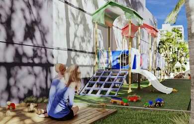 Imagem: O apartamento possui 3 Dormitórios, 2 Banheiros, 1 Vaga na