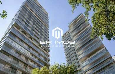 Imagem: O apartamento na cobertura possui 4 Dormitórios, 5 Banheiros