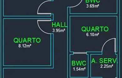 Imagem: O apartamento possui 4 Dormitórios, 2 Banheiros, 1 Vaga na
