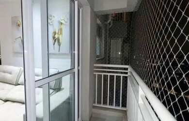 Imagem: O apartamento possui 2 Dormitórios, 1 Banheiro, 1 Vaga na garagem