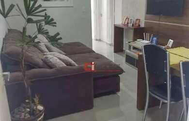 Imagem: O apartamento possui 2 Dormitórios, 1 Banheiro, 1 Vaga na garagem