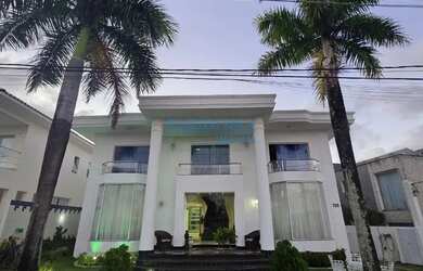 Imagem: A casa em condomínio possui 5 Dormitórios, 5 Banheiros, 4