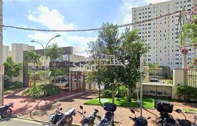 Imagem: O apartamento possui 2 Dormitórios, 1 Banheiro, 1 Vaga na garagem