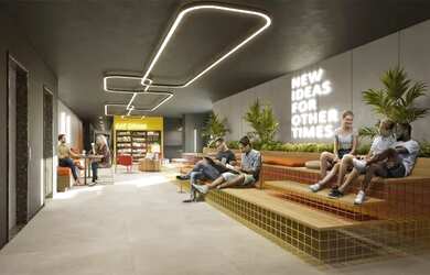 Imagem 4: Studio Full Faria Lima. Piscina, Churrasqueira, 24m² de Áreae1 Banheiro