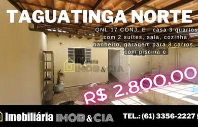 Imagem: A casa e possui 3 Dormitórios, Suítes, 3 Banheiros, 3 Vagas