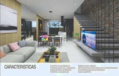 Imagem: A casa possui 3 Dormitórios, 2 Banheiros, 2 Vagas na garagem