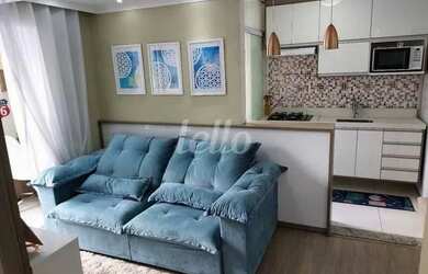 Imagem: O apartamento possui 2 Dormitórios, 1 Banheiro, 1 Vaga na garagem