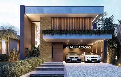 Imagem: A casa em condomínio possui 3 Dormitórios, 4 Banheiros, 4