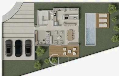 Imagem 13: Casa Condomínio 3 vagas Santa Felicidade Curitiba