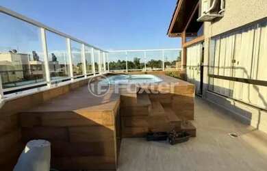 Imagem: O apartamento na cobertura possui 3 Dormitórios, 2 Banheiros