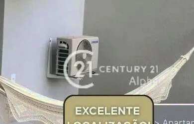 Imagem: O apartamento possui 1 Dormitório, 1 Banheiro, 1 Vaga na garagem