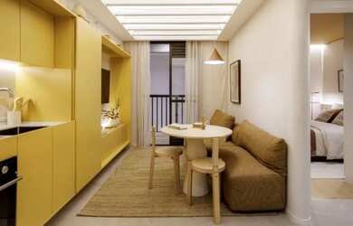 Imagem: O apartamento possui 1 Dormitório, Imóvel novo e está localizado