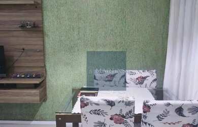 Imagem: O apartamento possui 2 Dormitórios, 1 Banheiro, 1 Vaga na garagem