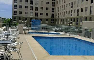 Imagem: O apartamento possui 1 Dormitório, 1 Banheiro, 1 Vaga na garagem