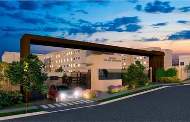 Imagem: O apartamento possui 2 Dormitórios, 1 Banheiro, 1 Vaga na garagem