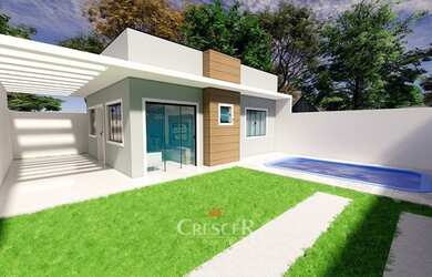 Imagem: A casa possui 2 Dormitórios, 1 Banheiro, 1 Vaga na garagem