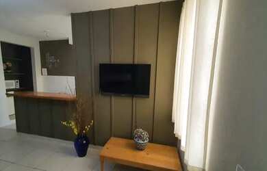 Imagem: O apartamento possui 1 Dormitório, 1 Banheiro, 50m² de Área