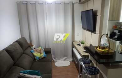 Imagem: O apartamento possui 2 Dormitórios, 1 Banheiro, 1 Vaga na garagem