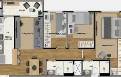 Imagem 6: Aprtamento no Sunny Downtown