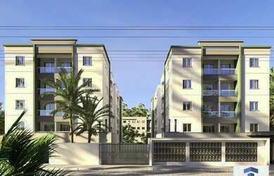 Imagem: O apartamento possui 2 Dormitórios, 1 Banheiro, 1 Vaga na garagem