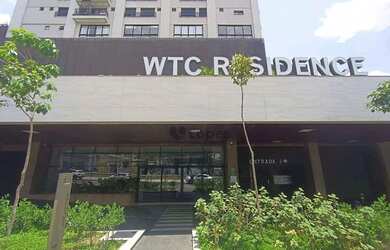 Imagem: O apartamento possui 1 Dormitório, 1 Banheiro, 1 Vaga na garagem