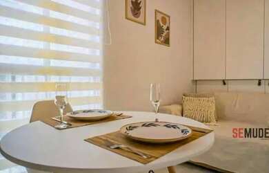 Imagem: O apartamento possui 1 Dormitório, 1 Banheiro, 5 Vagas na garagem