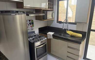 Imagem: A casa em condomínio possui 2 Dormitórios, 3 Banheiros, 1