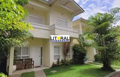 Imagem: A casa em condomínio possui 4 Dormitórios, 4 Banheiros, 3