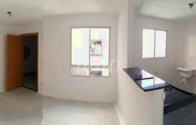 Imagem: O apartamento possui 2 Dormitórios, 1 Banheiro, 1 Vaga na garagem