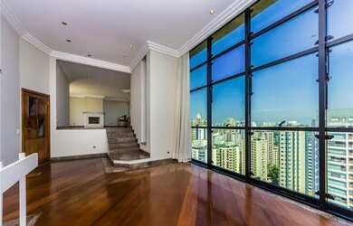 Imagem: O apartamento na cobertura possui 3 Dormitórios, 5 Banheiros