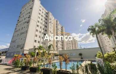 Imagem: O apartamento possui 2 Dormitórios, 1 Banheiro, 1 Vaga na garagem