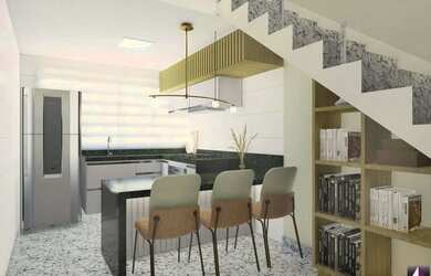 Imagem: O apartamento na cobertura possui 3 Dormitórios, 3 Banheiros