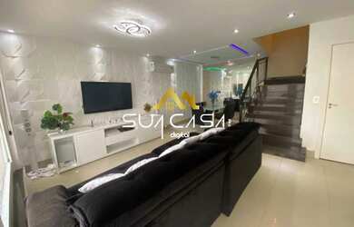 Imagem: A casa em condomínio possui 5 Dormitórios, 5 Banheiros, 2