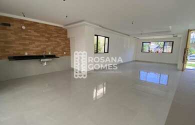 Imagem: A casa em condomínio possui 4 Dormitórios, 5 Banheiros, 2