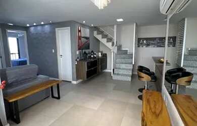 Imagem: O apartamento na cobertura possui 3 Dormitórios, 3 Banheiros