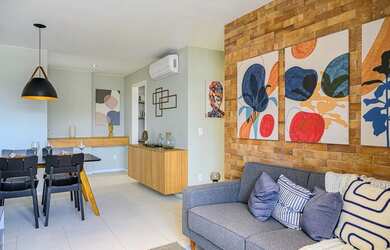 Imagem: O apartamento possui 2 Dormitórios, 2 Banheiros, 1 Vaga na