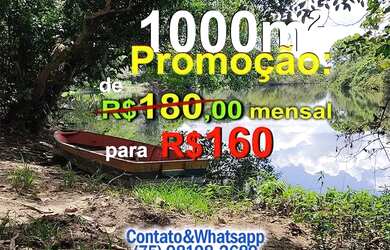 Imagem: O terreno possui 1.000m² de Área e está localizado em Pedra