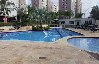 Imagem: O apartamento possui 2 Dormitórios, 1 Banheiro, 1 Vaga na garagem