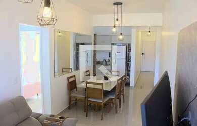 Imagem: O apartamento possui 1 Dormitório, 1 Banheiro, 1 Vaga na garagem