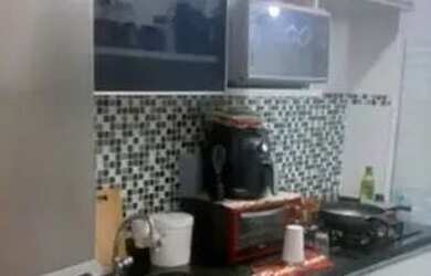 Imagem: O apartamento possui 2 Dormitórios, 1 Banheiro, 1 Vaga na garagem
