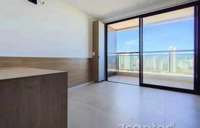 Imagem: O apartamento possui 1 Dormitório, 1 Banheiro, 1 Vaga na garagem