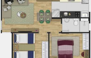 Imagem 15: Apartamento residencial para venda, Tanguá, Almirante Tamandaré - AP12343